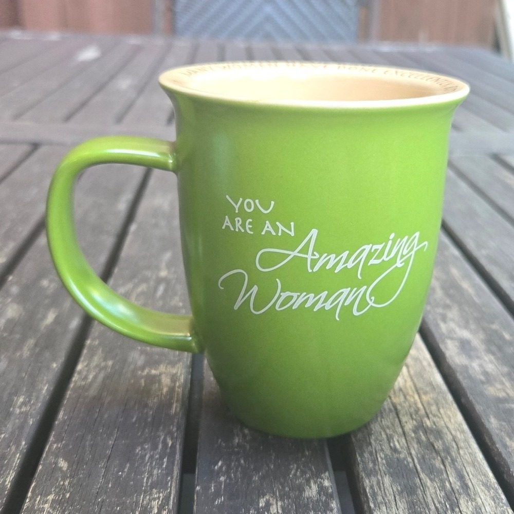 Abbey Press You Are An Amazing Woman Green Mug Proverbs 31:29